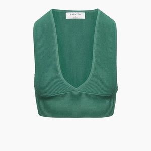 Babaton Sculpt Knit Deep V Tank